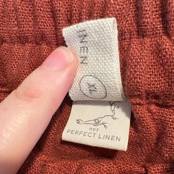 notPERFECTLINEN Heavy Redwood Custom Sion Long Skirt - Picture 3 of 3